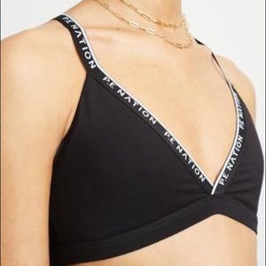 P.E Nation Power Play Sports Bra in Black